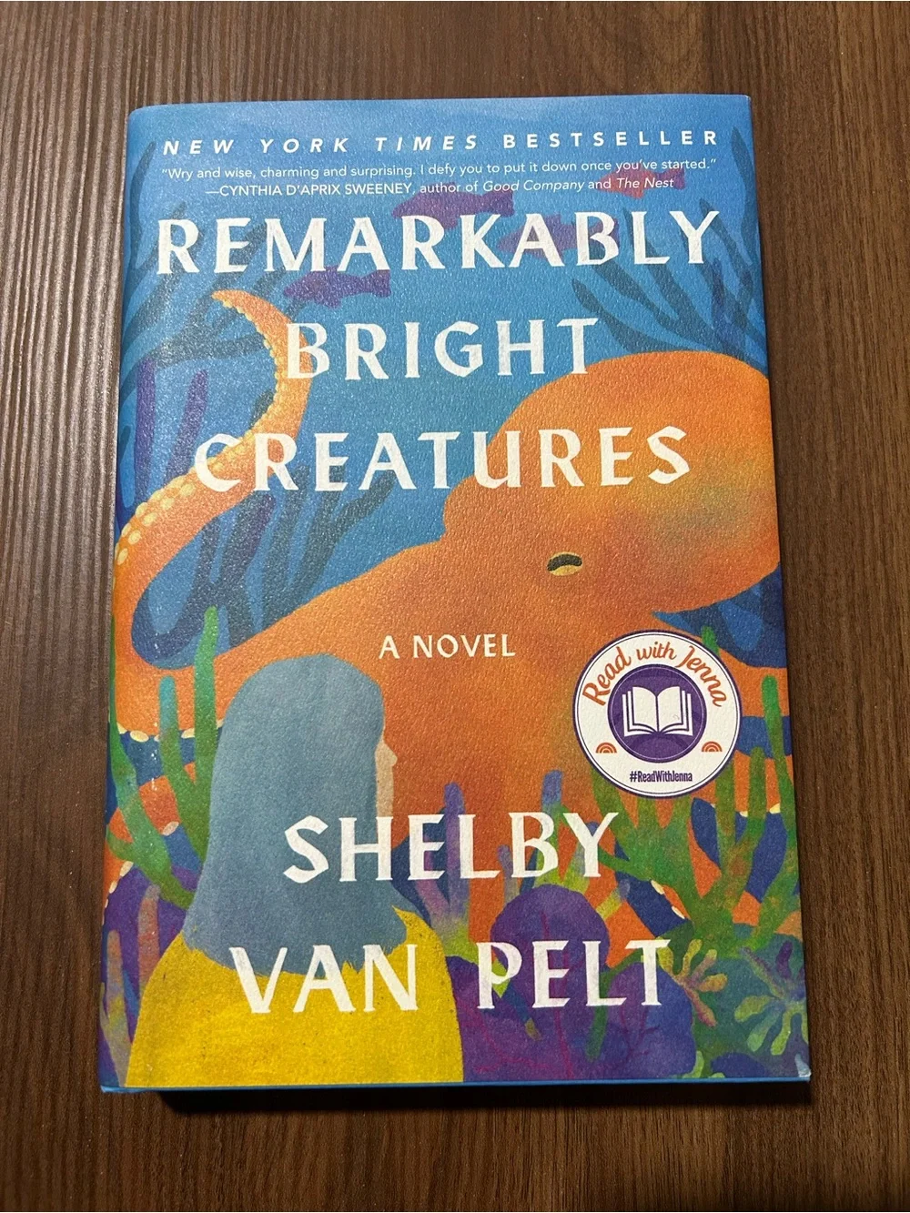 Remarkably Bright Creatures A Novel by Shelby Van Pelt Hardcover *damaged jacket